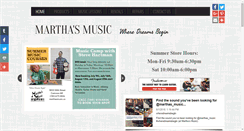 Desktop Screenshot of marthasmusic.ca